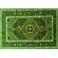 thumbnail image 1 of Ahgly Company Indoor Rectangle Persian Green Traditional Area Rugs, 5' x 7', 1 of 1