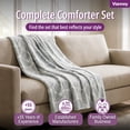 thumbnail image 4 of Vianney Lightweight Blanket Palma King Size Beauty Soft 100% Polyester Machine Washable, Ultra-Soft Texture, 4 of 9