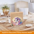 thumbnail image 5 of Haosy Napkin Holder for Table Acrylic Kitchen Paper Tissue Dispenser, Colorful Cute Unicorn and Flower, 5 of 9