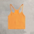 thumbnail image 2 of SHTXOZHI Womens Ribbed Tank Top Crisscross Back Spaghetti Strap Tops Crew Neck Casual Dressy Cropped Summer Tees, 2 of 5