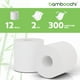 thumbnail image 2 of Papel higiénico Bamboochi, 2 capas, 12 rollos, 300 hojas por rollo, 2 of 7
