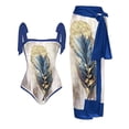 thumbnail image 2 of iTNHFP Maillot de Bain Femmes Plus Maillot de Bain Aguichant en Maille avec Découpe Mode, 2 of 5