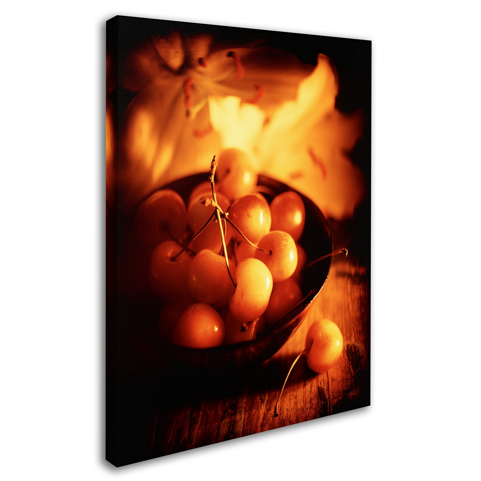Trademark Fine Art 'Bowl Of Cherries' Canvas Art by Joe Felzman Photography