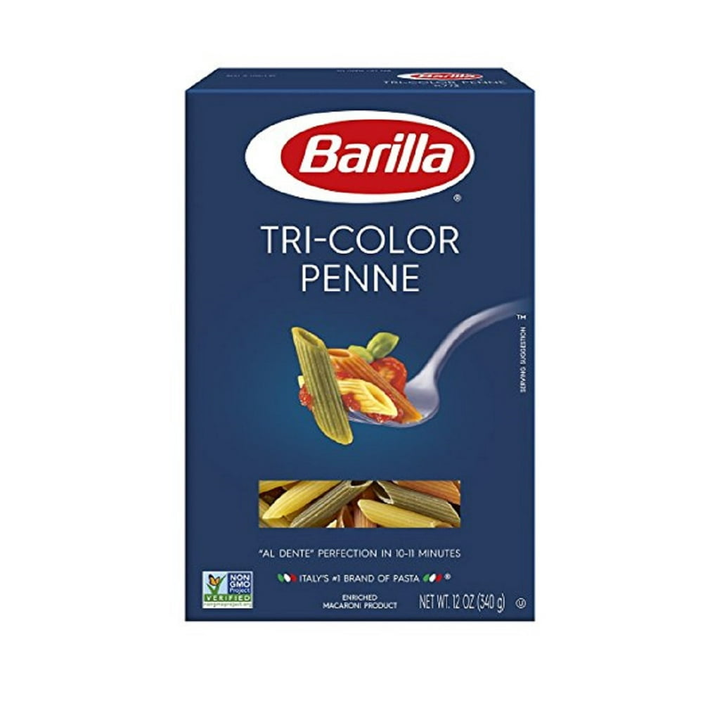 Barilla Pasta TriColor Rotini 12 oz Box (Pack of 2)
