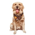 thumbnail image 5 of Uemuo Woodland Creatures Floral Pattern Dog Bandanas ,Pet Scarf,Cat Bandanas Bibs,Stylish Pet Wear,Triangle Dog Scarf for Medium Dog or Cat, 5 of 6