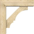 thumbnail image 3 of Ekena Millwork 8"W x 34"D x 34"H Balboa Block Rough Sawn Bracket w/ Offset Brace, Douglas Fir, 3 of 25