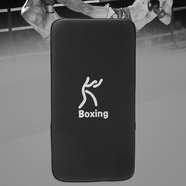 Kick Pad Taekwondo Kick Pad Boxing Pad PU Cuero MMA Muay Thai Arte marcial Kickboxing Escudo de perf Tomshoo Kick Pad