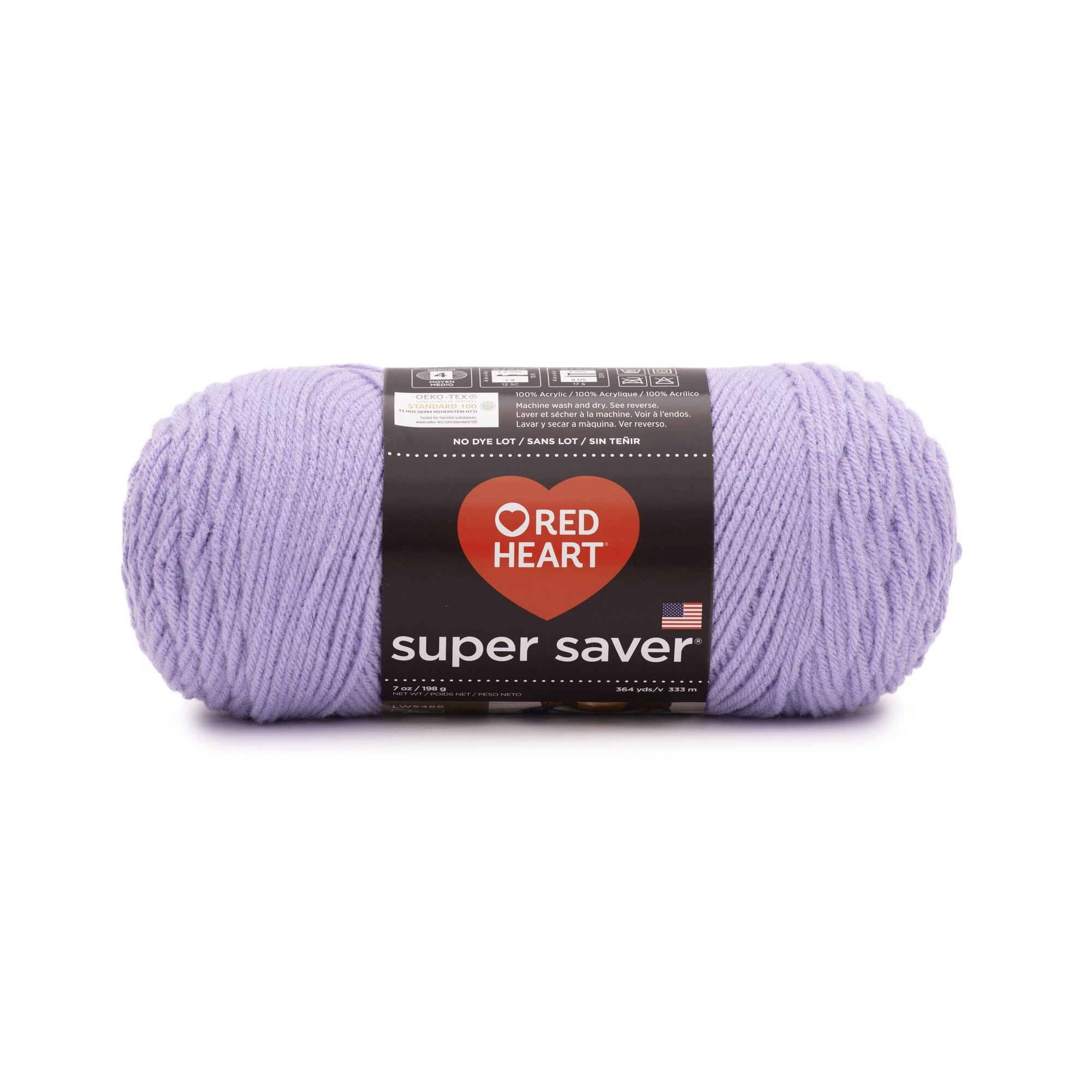 Red Heart Super Saver® 4 Medium Acrylic Yarn, Light Jasmine 7oz/198g, 364 Yards - Walmart.com