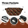 thumbnail image 4 of Naloa Colorful Tulips Print Running Belts for Men Women,Running Fanny Pack with 2-Zipper Pockets,Waterproof Waist Pack for Travel Hiking Running Outdoor Sports, 4 of 8