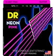 thumbnail image 1 of DR Strings NPE-11 Coated Nickel Hi-Def Pink Electric Guitar Strings, Heavy, 1 of 2