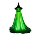 thumbnail image 3 of Halloween Light-Up Ghosts Decorations, Spooky Halloween Ghost Decor with String Lights Battery Operated, Easy to Assemble Ghost Decorations for Front Porch Yard (C, 47in), 3 of 7