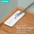 thumbnail image 6 of JOYMOOP Mop and Bucket with Wringer Set, Wall Mop Cleaning Bucket with Mop, Flat Mop Bucket with 5 Microfiber Pads, 6 of 11