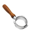thumbnail image 2 of Café 54 mm en acier inoxydable Machine de café sans fond de filtre Portafilter Branche en bois Accessoire de café professionnel compatible avec les machines à café Breville 8, 2 of 5