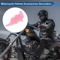 thumbnail image 3 of Accesorios para Cascos de Motocicleta Decoración Alas de Corazón para Cascos de Motocicleta Bicicleta Esquí Rosa Tela Sticker 1 Juego, 3 of 6