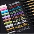 thumbnail image 1 of Metallic Marker Pens Medium Point Metallic Pens for Black Paper,, 1 of 8
