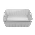 thumbnail image 1 of Olla De Freidora De Aire Freidora de aire de silicona, bandeja para hornear para horno ecológica, reutilizable para el hogar (gris) Likrtyny Libre de BPA, 1 of 5