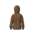 thumbnail image 2 of Cotonly Kids Roar Hoodie - Brown, Fleece Winter Wear with Lion Graphic Print, Detachable Hoodie, and YKK Zipper and Pockets, 100% Organic Cotton, Sizes 2T-12 Years, 2 of 2