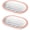 Pink Side, variant on Soap Dish for Shower, 2pcs Soap Dishes Soap Savers for Bar Soap, Soap Bar Holder Shower with Drip Tray, Plastic Soap Holders with Drain for Kitchen Sink, Easy to Clean, Dry