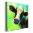 thumbnail image 2 of Colorful Quirky Cow-Premium Gallery Wrapped Canvas - Ready to Hang, 2 of 3