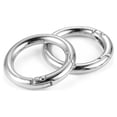 thumbnail image 2 of Bolsa circular 2 cm Anillos de gatillo de metal Accesorios de bricolaje Aleación para plata 2 piezas, 2 of 6