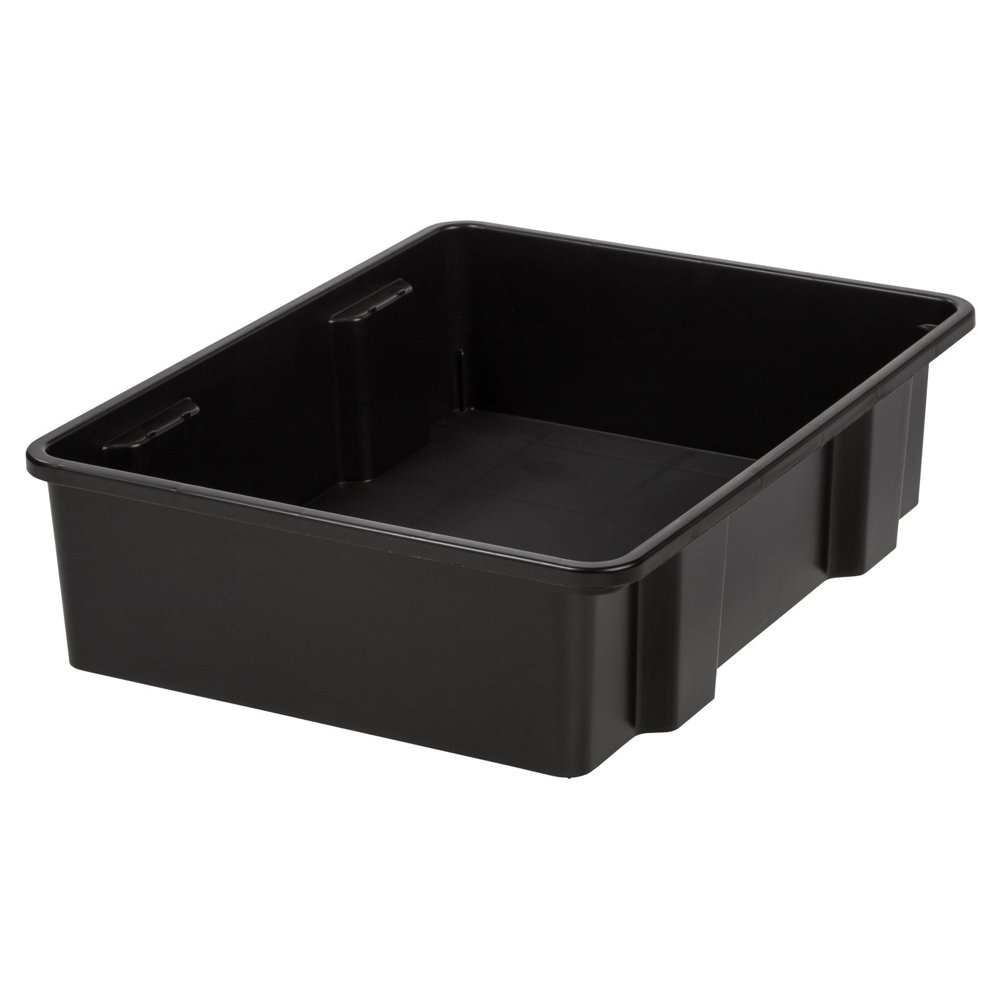IRIS USA, Medium Plastic Utility Trunk Tray, Black, 1 Pack Walmart
