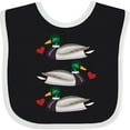 thumbnail image 3 of Inktastic Mallard Ducks Boys or Girls Baby Bib, 3 of 4