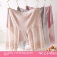 thumbnail image 2 of Pantalones de seguridad para mujer de talla extra grande, se pueden usar con piernas delgadas antidesgaste, ajustados, sin restricciones, cintura alta, ropa interior de cinco puntos, 2 of 6