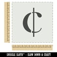 thumbnail image 2 of Cents Symbol DIY Cookie Wall Craft Stencil - 11.5 Inch, 2 of 5