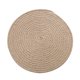 thumbnail image 1 of GOOHOCHY 1 pieza de mantel de lino de estilo campestre americano, mantel de mesa para comida, posavasos con aislamiento anti-escaldado para casa de té, café, caqui (talla XL), 1 of 7