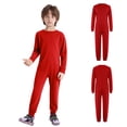 thumbnail image 6 of Oyolan Special Needs Adaptive Clothing for Children Long Sleeve Zip Back Jumpsuit Anti-Strip Romper Long Leg Bodysuit Red 14, 6 of 7