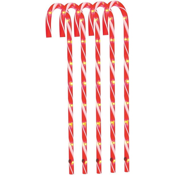 Sienna E64H411R Candy Cane Pathway Markers, 26