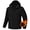 Black, variant on Muvtei Men's Hooded Softshell Jacket Fleece Lined Waterproof Hooded Soft Lightweight Windbreaker Shell Jacket Outdoor Hiking Rain Jacket Black-L