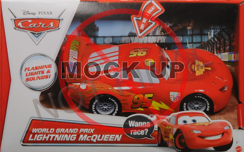 Cars Lights And Sounds World Grand Prix Lightning Mcqueen Vehicle Walmart Com