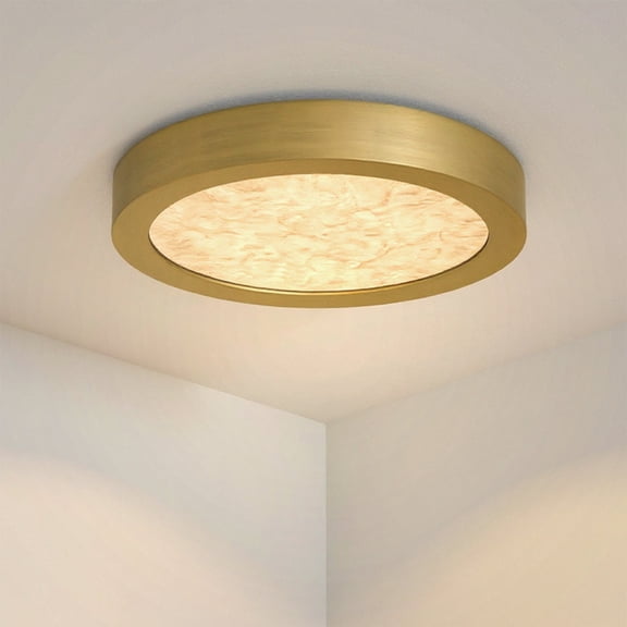 Luxury Minimalist Ceiling Light, Brushed Gold, UQL6250