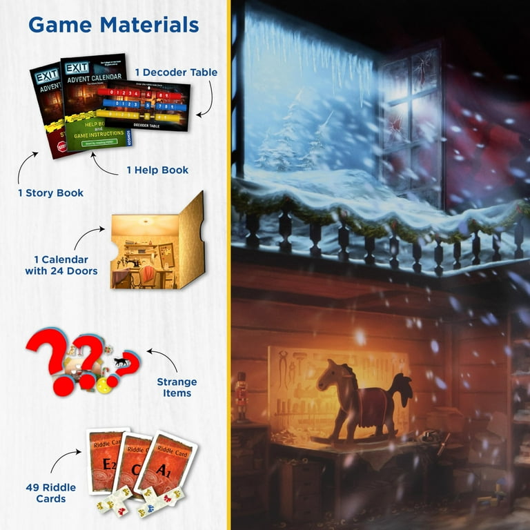 EXIT Calendario De Adviento – La Tormenta Silenciosa, Juego De Escape Para 1+ Jugadores +10 Años