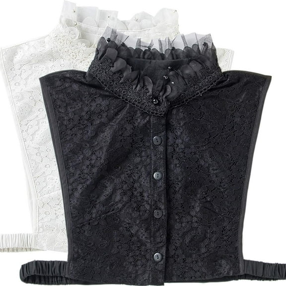 YooGuoGuo Lace False Collar, Women Detachable Fake Collar Fake Collar for Blouse Hoodie Sweater Coat