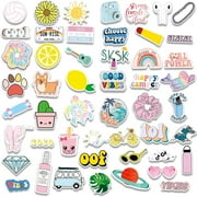Cute Aesthetic Stickers for Water Bottle Laptop, 100pcs Waterproof Vsco Stickers for Girls Kids Women Teens , Vinyl Stickers Pack for Hydro Flask Cup Luggage Computer Hlemet Mugs Stickers