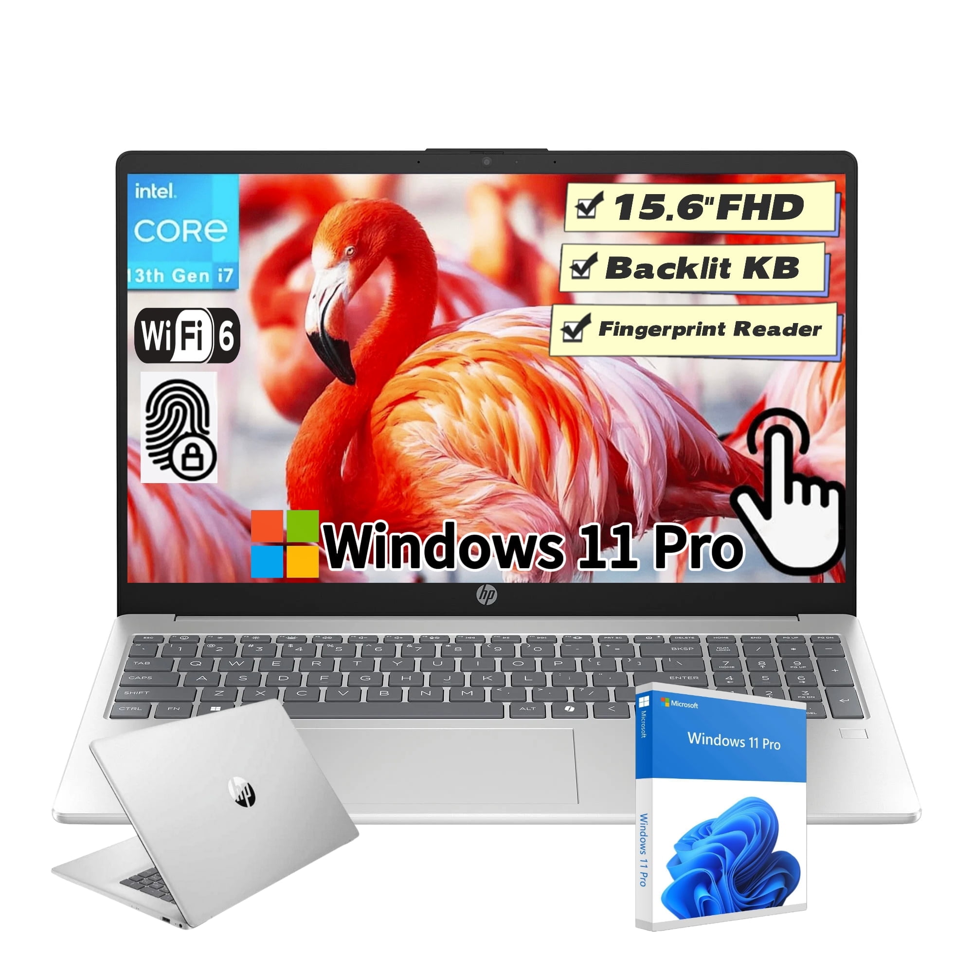 HP Laptop, 17.3” HD+ Touchscreen Display, Intel Core i7-1355U