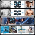 thumbnail image 4 of On Sale Clearance! Fitness & Yoga Equipment, Fitness Belt Abs Stimulator Full Body Ab/Arm Trainer Abs Trainer Electronic Toning Belts Home Workout For Abdomen/Waist/Leg/Arm, Outdoor Sport, 4 of 6