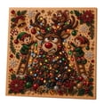 thumbnail image 3 of WDOBM Christmas Pearl Painting Kit, Christmas Diamond Painting Kit with Frame, Pearl Painting Kit for Adults Beginners, Winter Deer Pearl Dot Painting Kit for Home Wall Decor, 3 of 6