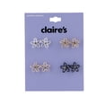 thumbnail image 2 of Claire's Teen Girls Metal Tone Flower Stud Earring Set, 4-Pack, Sensitive Solutions, 2 of 6