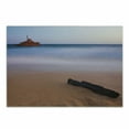 thumbnail image 1 of Shipwreck Cutting Board, Shipwreck on Beach at Dusk in South Australian Lands by Sea Shore Navy Nautical, Decorative Tempered Glass Cutting and Serving Board, Small Size, Multicolor, by Ambesonne, 1 of 1