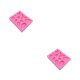 thumbnail image 1 of Kearding Reemplazo de molde con forma de hoja de 10 rejillas para microondas, molde decorativo para hornear galletas de Chocolate DIY, 2piezas, 1 of 6