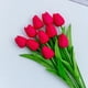 thumbnail image 4 of Textura hidratante PU tulipán flor artificial foto flor falsa decoración del hogar, 4 of 4