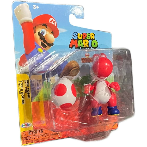 MARIO Action Figure 4 Inch Red Yoshi With with egg Accessory Collectible Toy - Walmart.com