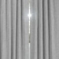 thumbnail image 4 of Millennial Grey Thermal Cross Linen Weave Blackout Grommet Curtain (1 Panel), Millennial Grey, 50W X 96L, 4 of 6