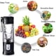 thumbnail image 2 of Licuadora de frutas portátil, mini licuadora USB para batidos, batidos, jugos de frutas, licuadora portátil 350-420 ml 6 cuchillas para deportes y viajes, sin BPA Fokelyi WLJ-1984, 2 of 4