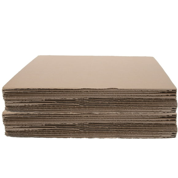 NIYANGLE 12Pcs Brown Corrugated Cardboard Sheets for Craft Materials and Mailing Protection Dividers