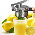 thumbnail image 5 of Gnmfd Stainless Steel Manual Vegetable Press Juicer, Multifunctional Hand-Press Potato Lemon Orange Pomegranate Juicing Tool for Kitchen Cooking, Ergonomic Squeezing Healthy Food Prep, 5 of 9
