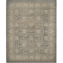 SAFAVIEH Sofia Derrick Traditional Area Rug, Light Grey/Beige, 11' x 15'